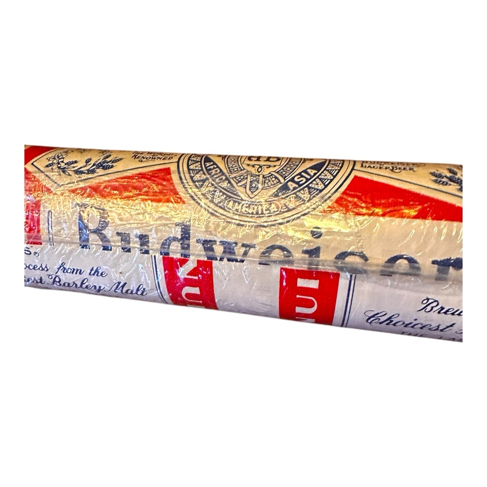 Budweiser Deadstock‎ vintage Tire and Rubber Company vinyl wallpaper